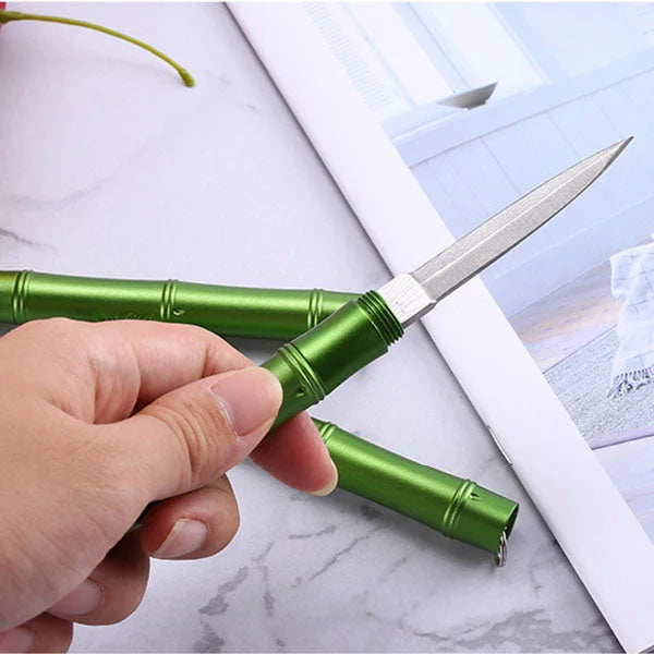 🔥HOT SALE-45%OFF🔥Creative Keychain Knife Tea Knife Multi purpose Bamboo Knife