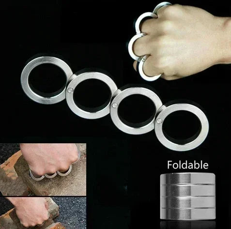 💥Last Day 50% Off - Stainless Steel Outdoor Rotatable Folding Ring