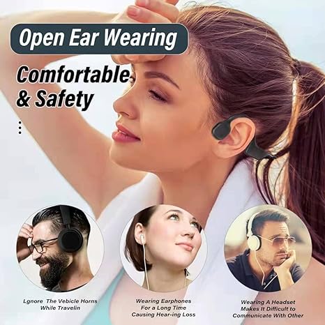 🔥 Bone Conduction Headphones - Waterproof Bluetooth Wireless Headset🎧