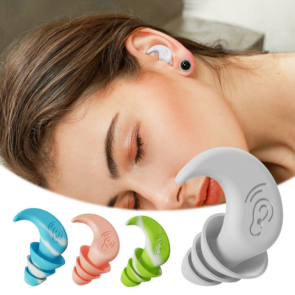 Anti-noise silicone earplugs waterproof earplugs