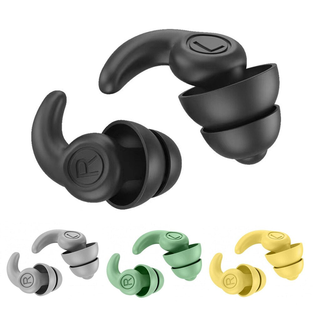 Anti-noise silicone earplugs waterproof earplugs