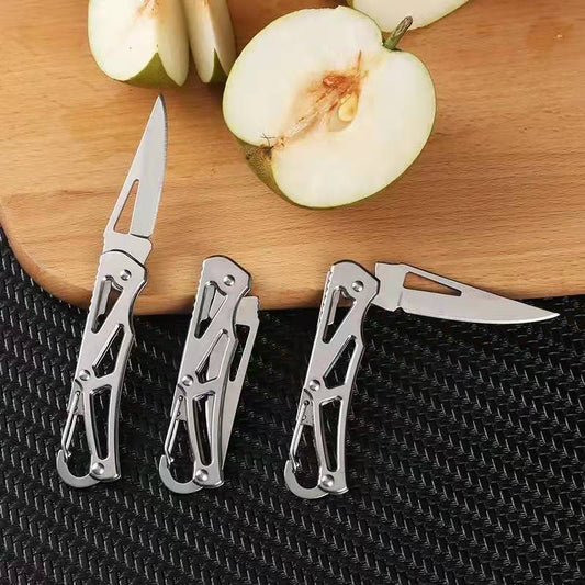 Portable Folding Stainless Steel Self Defense Tool Key Knife