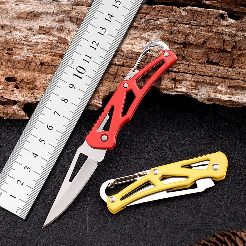 Portable Folding Stainless Steel Self Defense Tool Key Knife