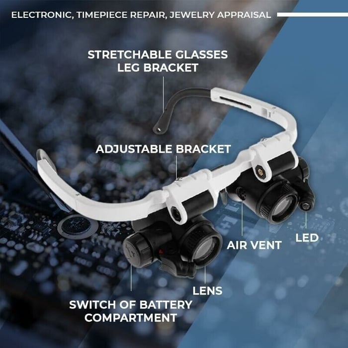 🔥Hot sale🔥LED Glasses Magnifier