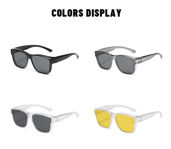 😎Myopia-specific sunglasses for men and women models anti-blue light sunglasses large frame polarized set mirror sunglasses😎