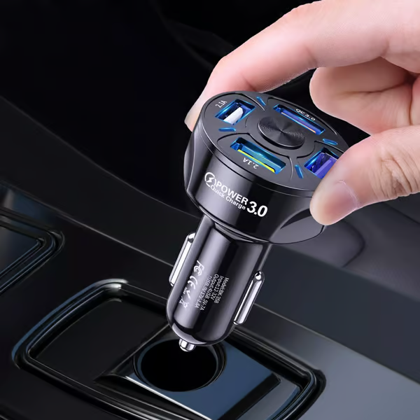 🔥HOT SALE-45%OFF🔥Fast Charging 4 Port Car Charger Adapter