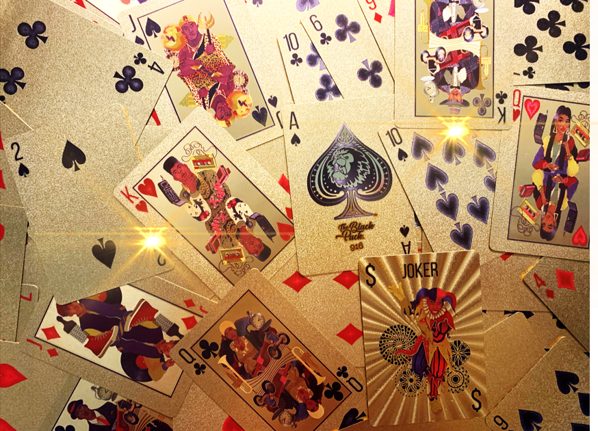 🔥 Luxury 24K Gold Foil Poker Playing Cards🔥