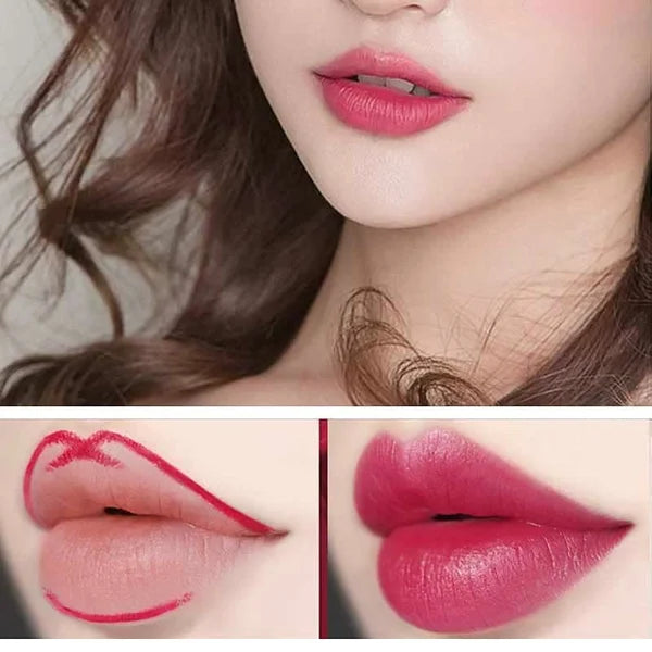 Double-ended Lipstick Automatic Lip Liner Matte Matte Waterproof Non-fading Non-stick Lipstick