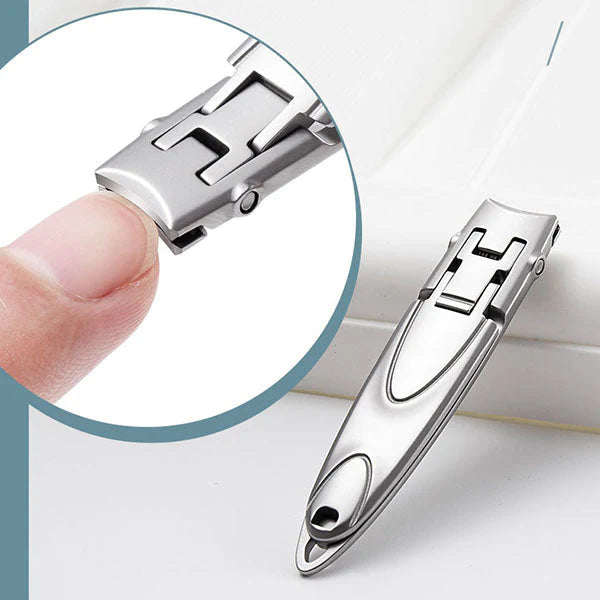 Self-locking Folding Stainless Steel Nail Clippers