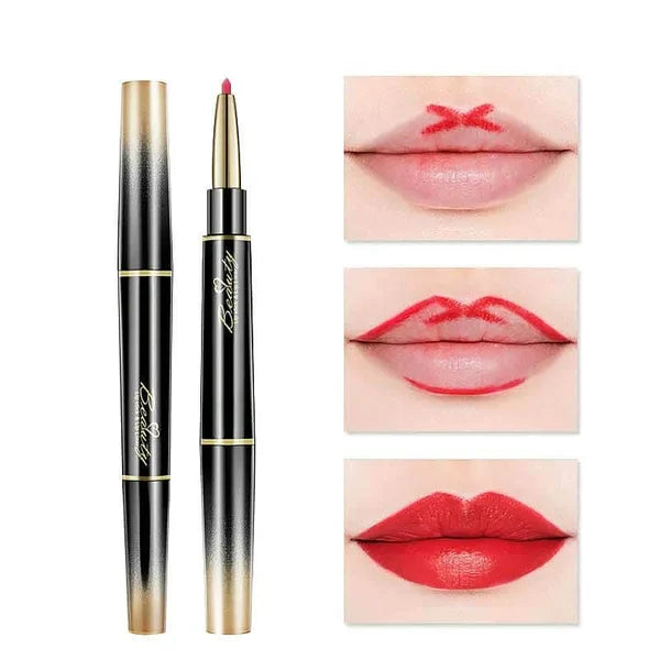 Double-ended Lipstick Automatic Lip Liner Matte Matte Waterproof Non-fading Non-stick Lipstick