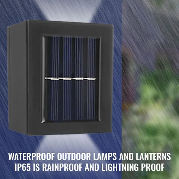 Waterproof Solar Powered Outdoor Patio Wall Decor Light🔥