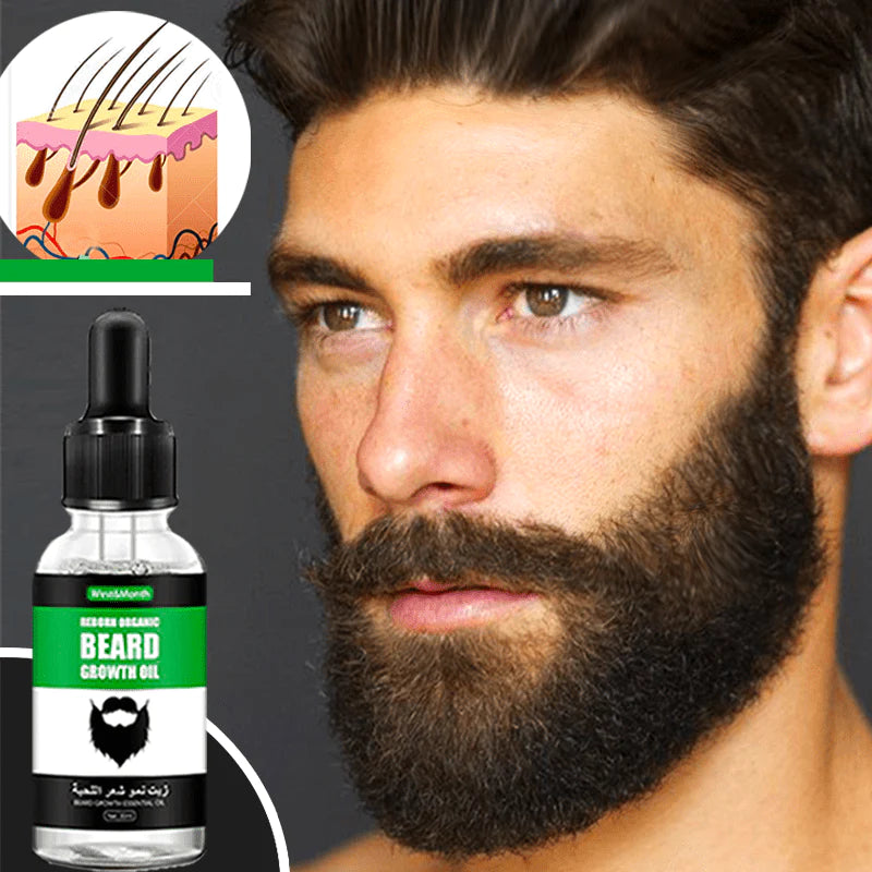 BioGrow Organic Beard Growth Oil【Cash On Delivery-50%OFF】