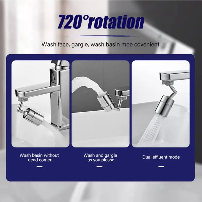 🔥720° Rotation Universal Splash Filter Water Outlet Faucet