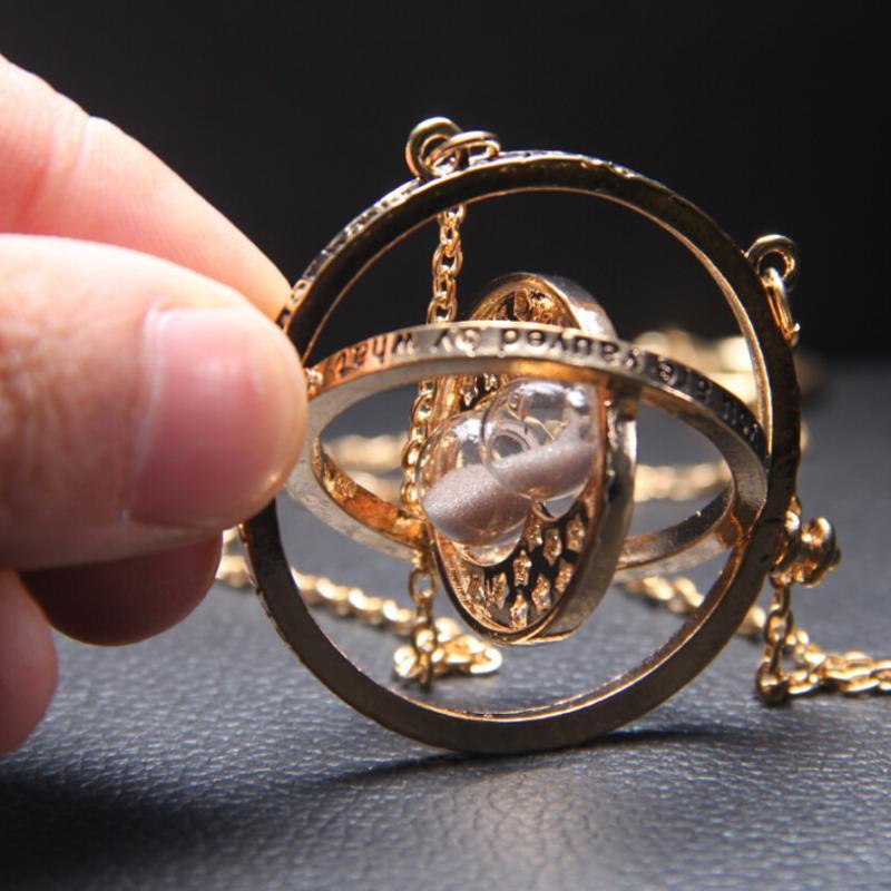 Harry Potter Time Turner Hourglass Necklace